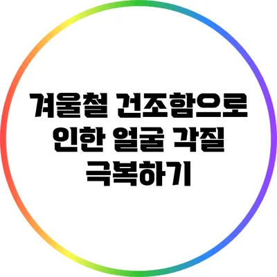 겨울철 건조함으로 인한 얼굴 각질 극복하기